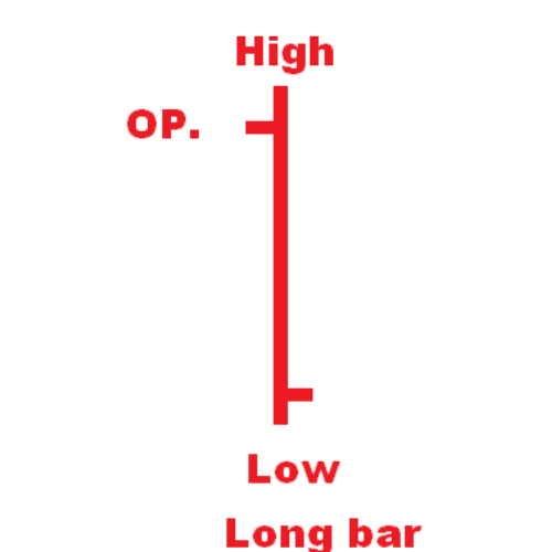 Long red Price bar image