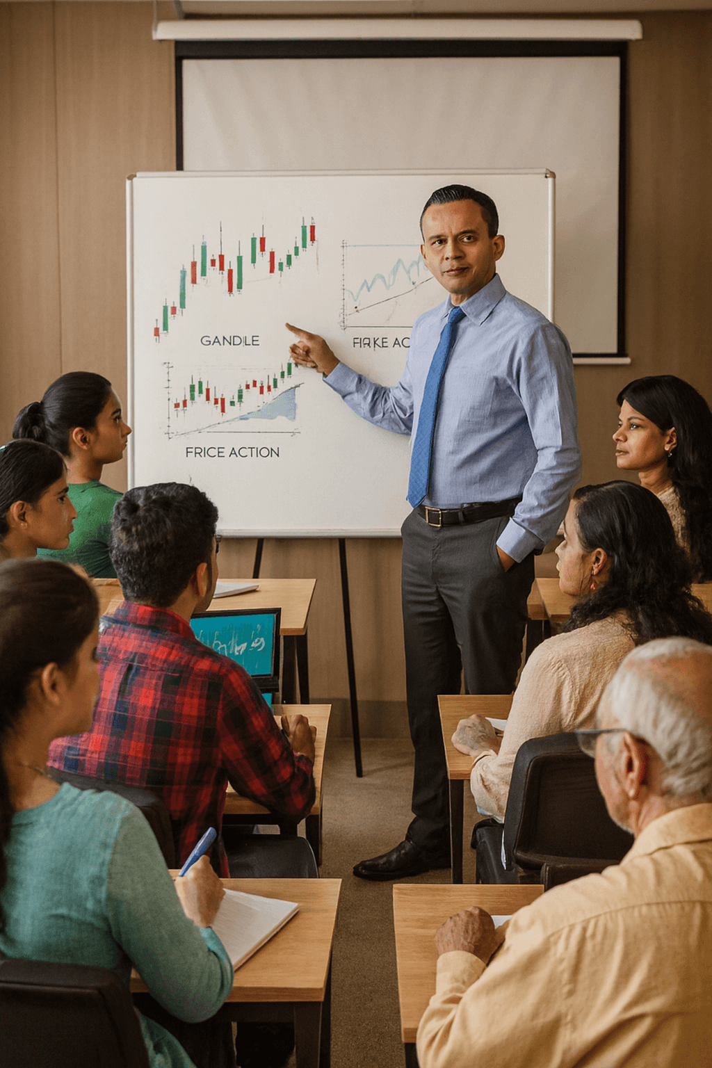 Yogesh Alim Academy class room teaching